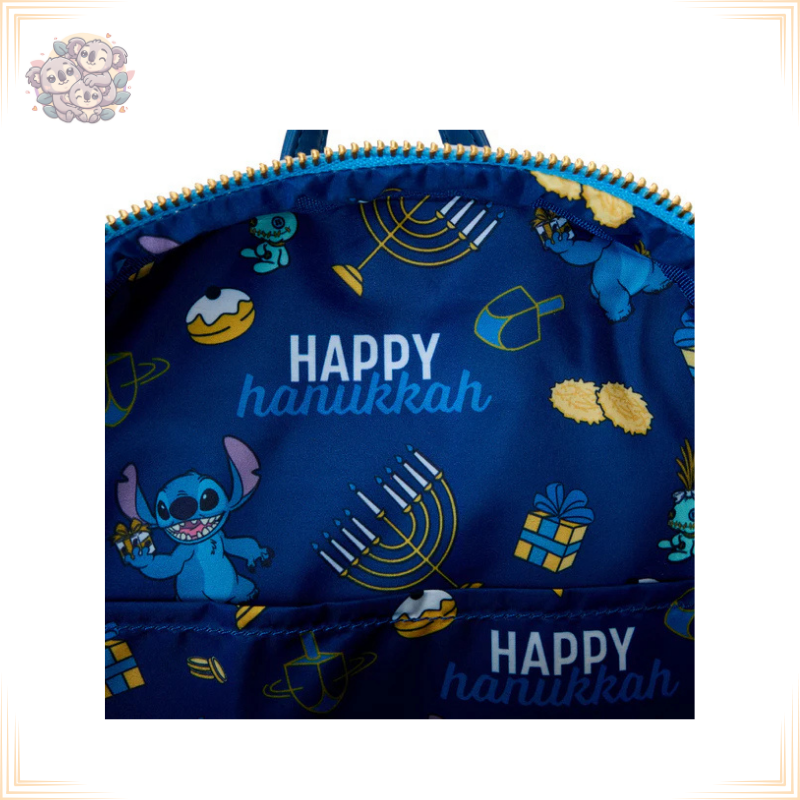 LILO & STITCH - Light Up Menorah Sticth - Mini sac à dos Loungefly