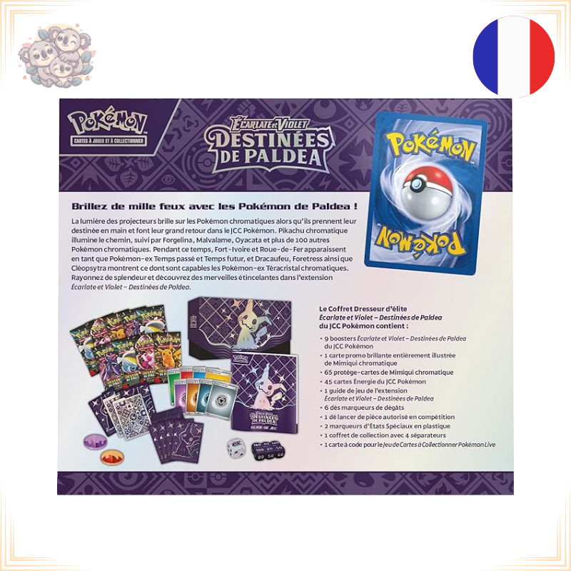 Coffret Dresseur D’élite ETB – EV4.5 Destinées de Paldea