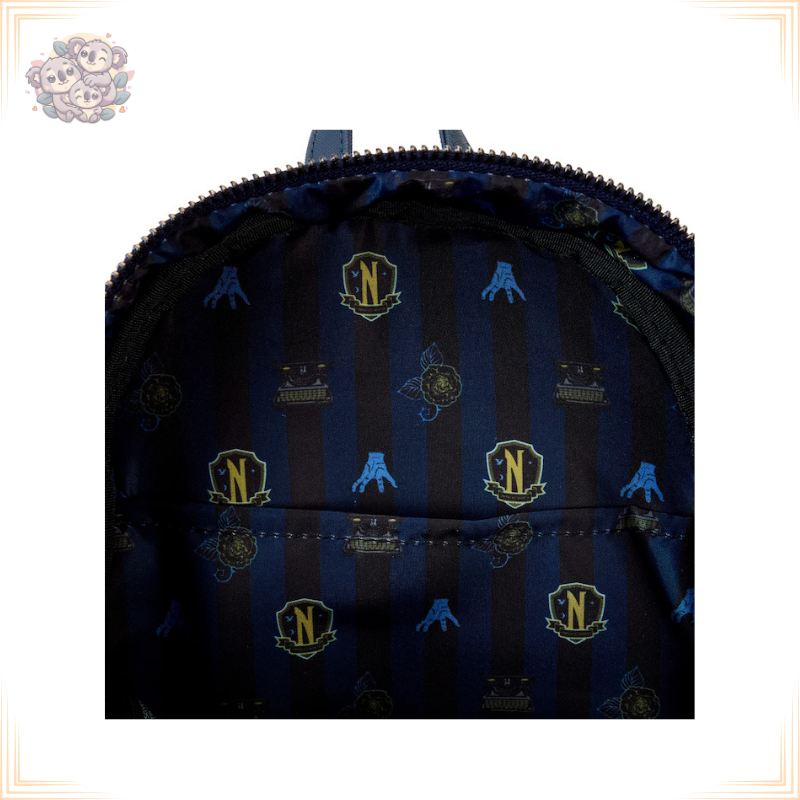 MERCREDI - Nevermore Academy - Mini Sac à Dos LoungeFly