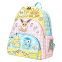 Pokémon - Mini Sac à Dos Triple Poche - Café
