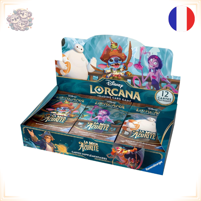 Lorcana - Display de 24 Boosters – Chapitre 6 La Mer Azurite