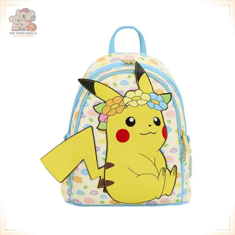 [LOU235710] Pokémon - Pikachu Floral - Mini Sac à Dos LoungeFly