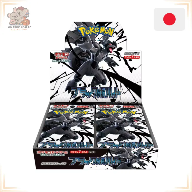 [POKSV11BDIS] Pokémon - Display 20 Boosters - SV11B Black Bolt - JP