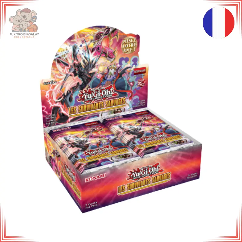 [YGO7086] Yu-Gi-Oh! - Display 24 Boosters - Les Survivants Sauvages