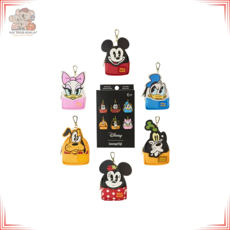 [LOU234107_1] Disney - Mini Backpack Bag Charm Loungefly Mystery Box  (Minnie Mouse)