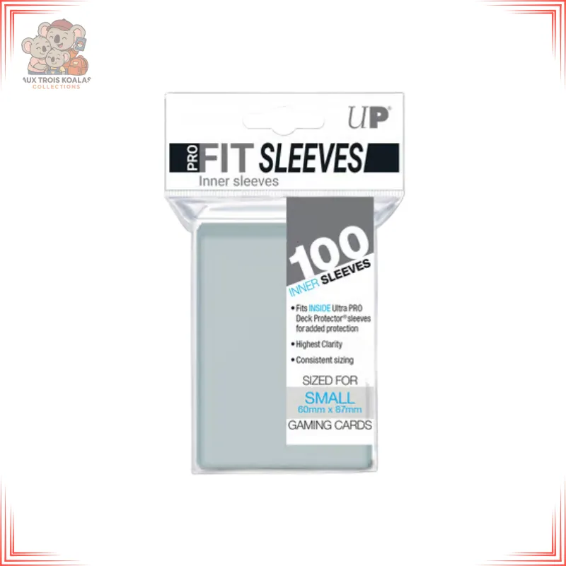 [UP157316] Ultra Pro - Sachet 100 Protèges Cartes 60 x 87 mm