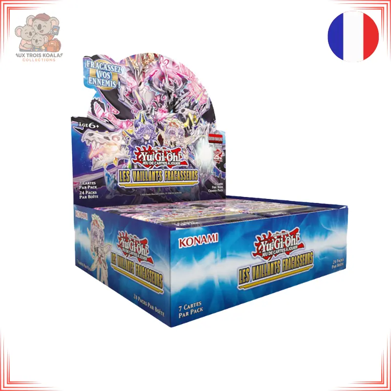 Yu-Gi-Oh! - Boîte de 24 Boosters - Les Vaillants Fracasseurs