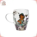 Disney Princesses - Jasmine - Verre avec Fleurs Sechées 300ml
