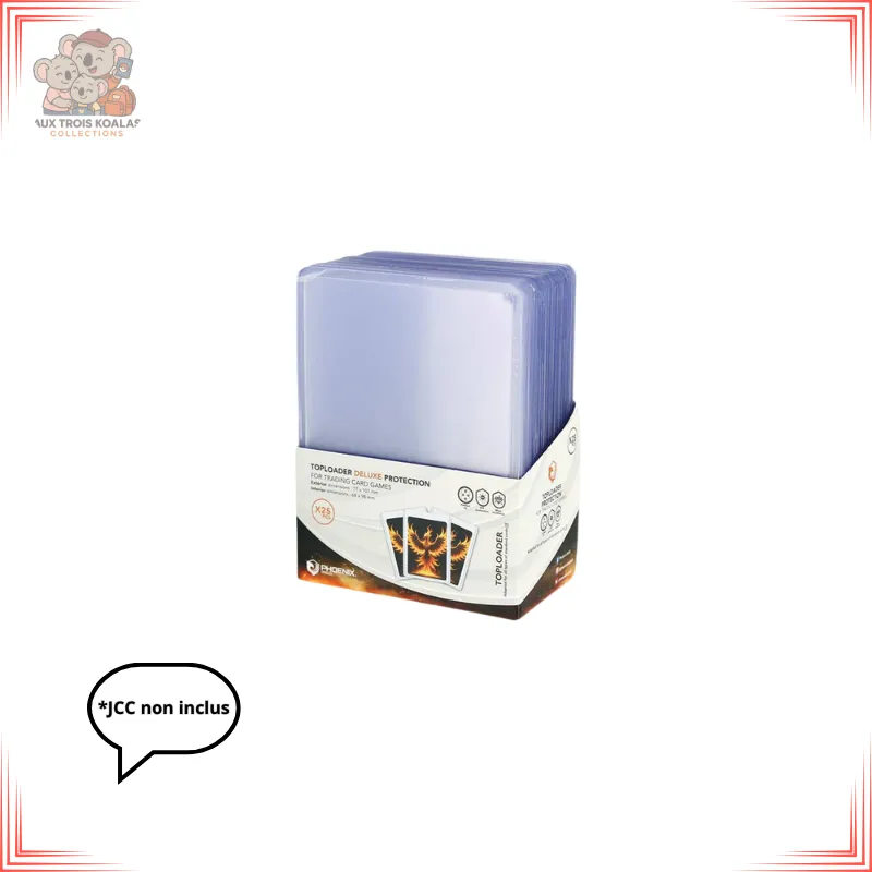 [69201] Phoenix Shield - Toploaders Deluxe 35pt 3"×4" (Lot de 25)