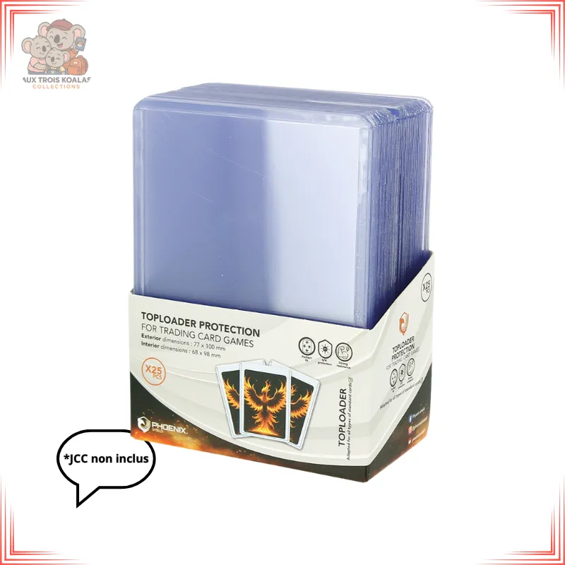 [69200] Phoenix Shield - Toploaders Standard 35pt 3"×4" (Lot de 25)