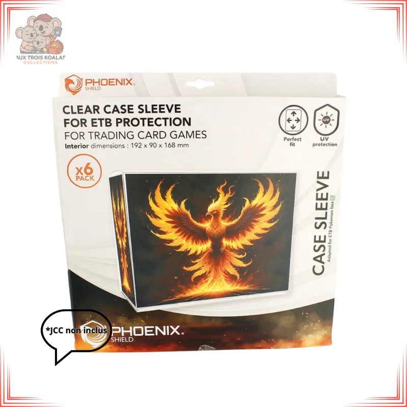 [69551] Phoenix Shield - Protections PVC pour ETB Pokémon (lot de 6)