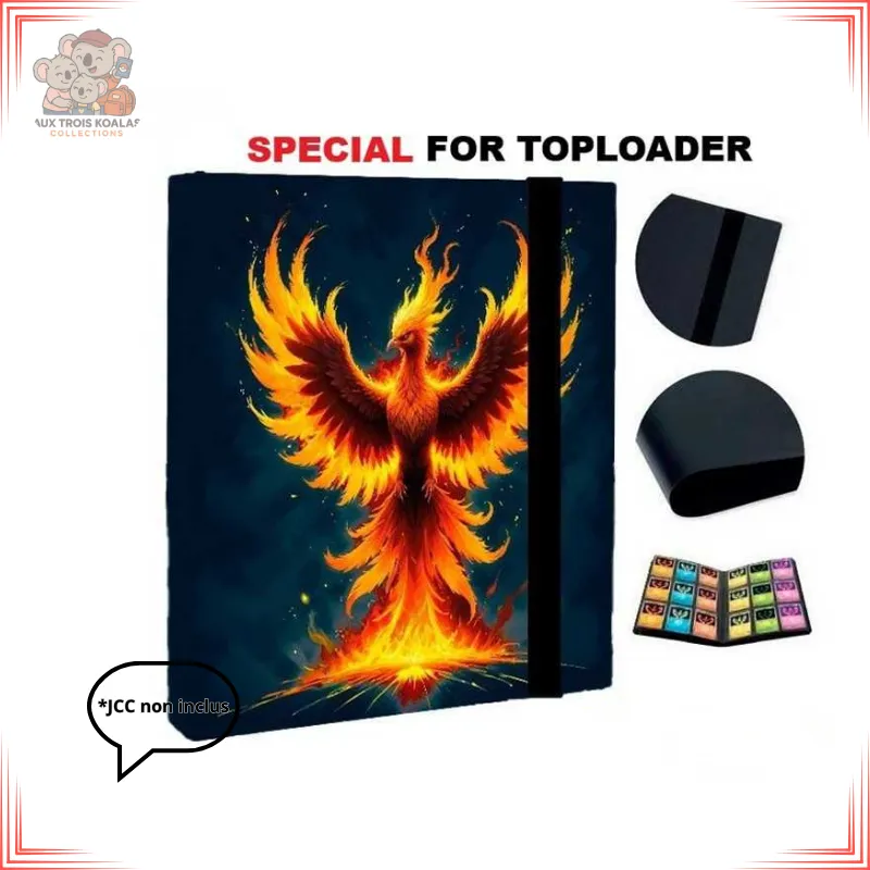 [69237] Phoenix Shield - Album Flex pour Toploader 9 pockets / 12 pages (216 cartes)