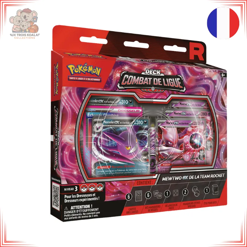 [POK10-10122-102] Pokémon - Deck Combat de Ligue Mewtwo-ex de la Team Rocket