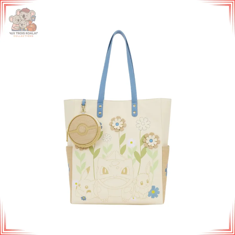[LOU245256] Pokémon - Floral - Tote Bag LoungeFly