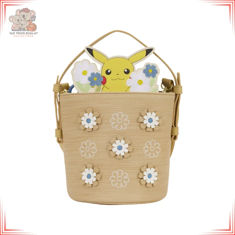 [LOU245257] Pokémon - Floral Pikachu - Sac Bandoulière Loungefly