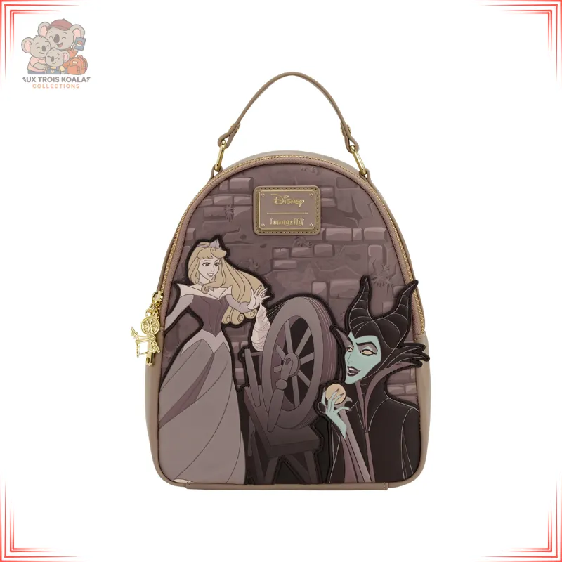 [LOU244672] La Belle Au Bois Dormant - Spinning Wheel - Mini Sac à Dos LoungeFly