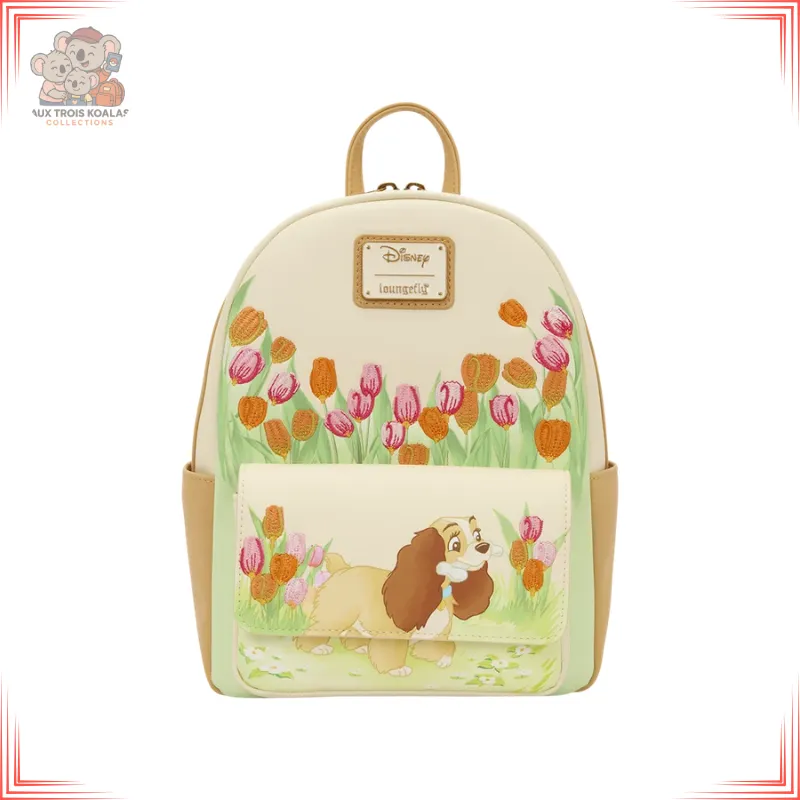 La Belle Et Le Clochard - Pastel Tulip - Mini Sac à Dos LoungeFly