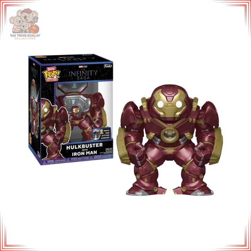 Marvel - Bitty Bots - Hulkbuster avec Iron Man