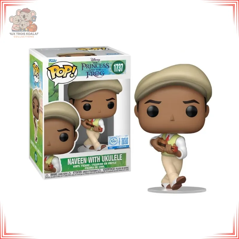 Princesse et la Grenouille - POP Disney N° 1737 - Naveen avec Ukulele