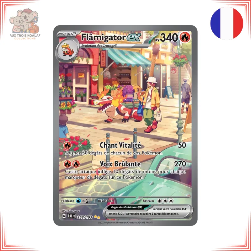 [PAL 258] Pokémon - Flâmigator ex 258/193 - Évolutions à Paldea