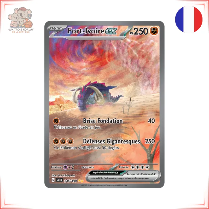 [SVI 246] Pokémon - Fort-Ivoire ex 246/198 - Écarlate et Violet