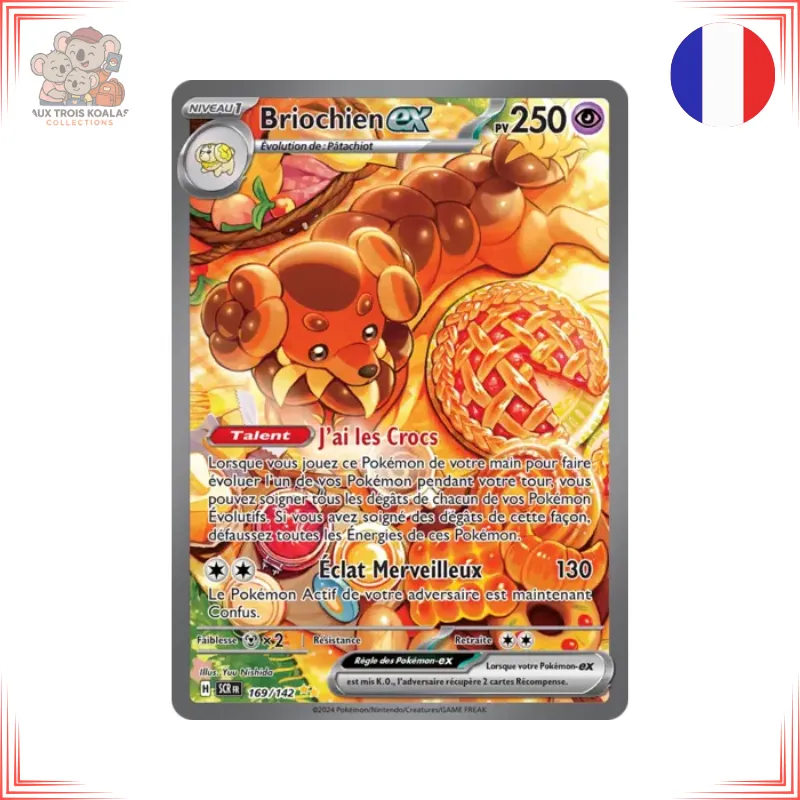 Pokémon - Briochien ex 169/142 - Couronne Stellaire