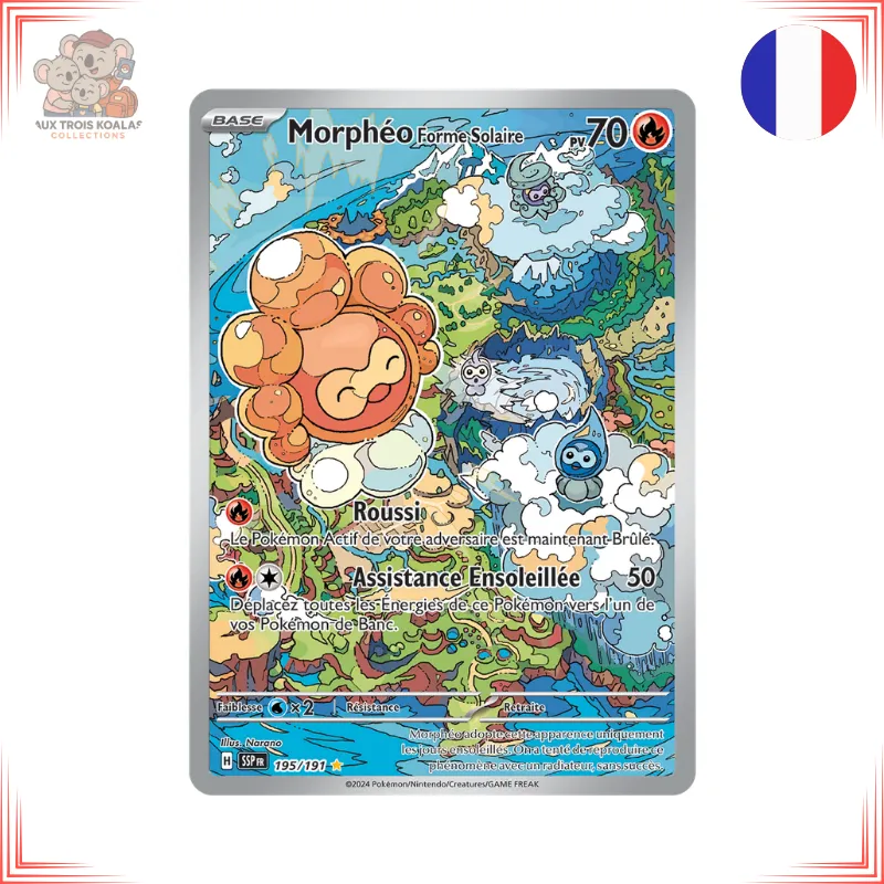 Pokémon - Morphéo Forme Solaire - Étincelles Déferlantes