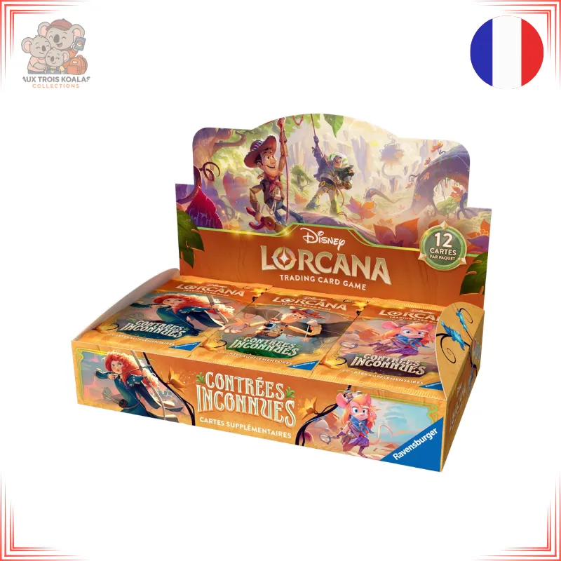 [LOR255281] Lorcana - Display 24 Boosters - Chapitre 12 Contrées Inconnues