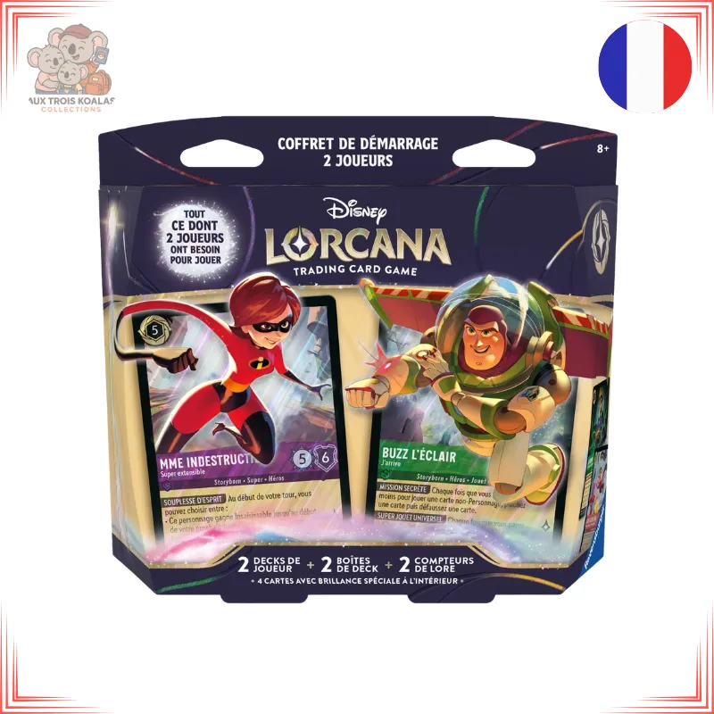 [LOR255284] Lorcana - Coffre de démarrage 2 joueurs - Chapitre 12 Contrées Inconnues
