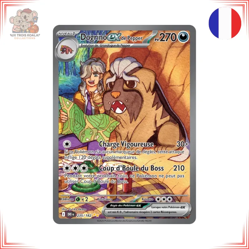 Pokémon - Dogrino ex de Pepper 235/182 - Rivalités Destinées
