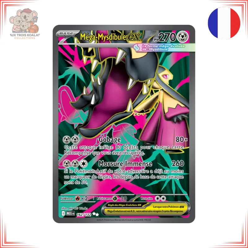 Pokémon - Mega Mysdibule ex 162/132 - Méga-Évolution