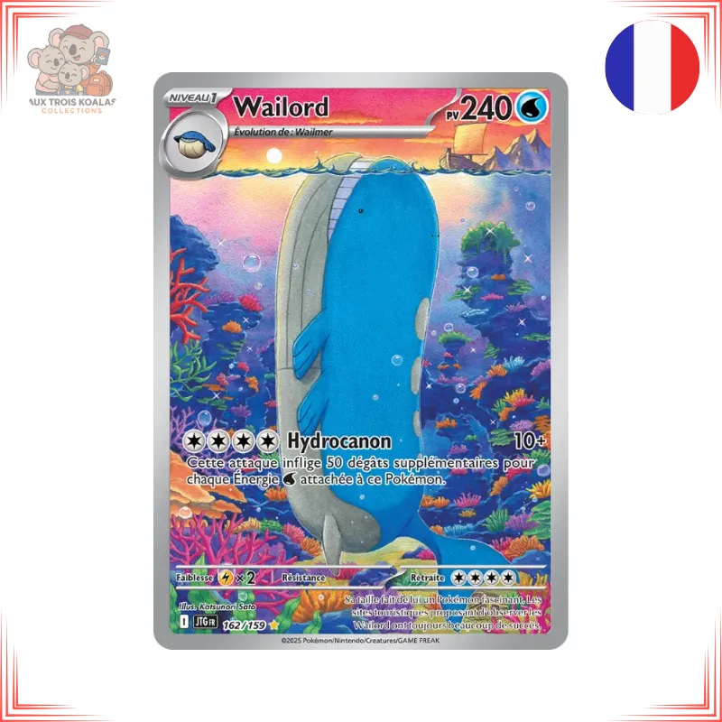 Pokémon - Wailord 162/159 - Aventures Ensemble
