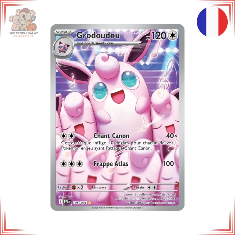 Pokémon - Grodoudou 105/094 - Flammes Fantasmagoriques