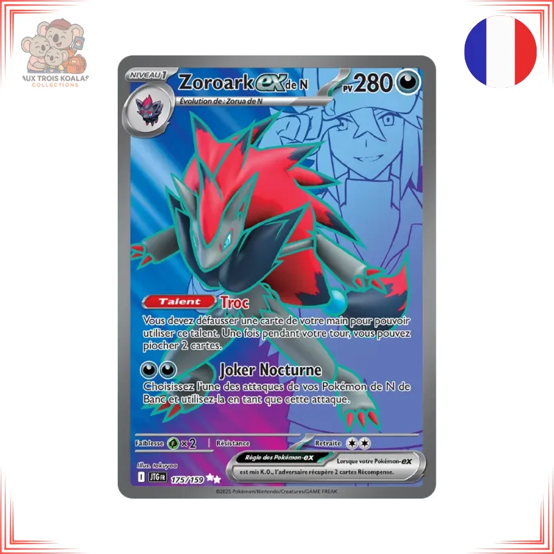 Pokémon - Zoroark ex de N 175/159 - Aventures Ensemble