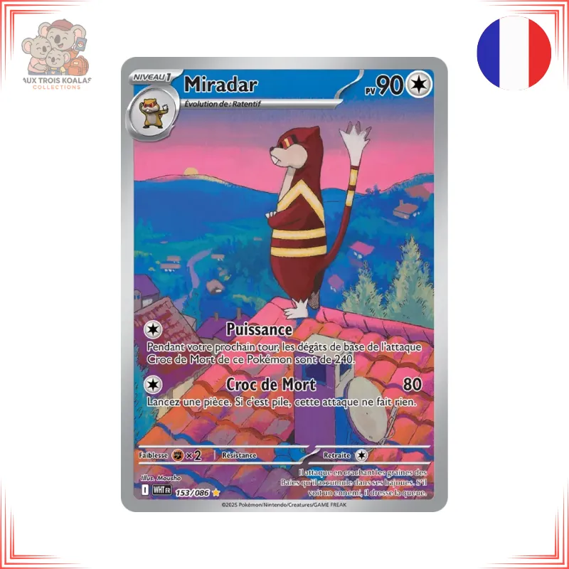 Pokémon - Miradar 153/086 - Flamme Blanche