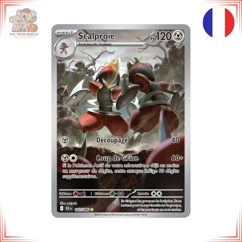 Pokémon - Scalproie 143/086 - Foudre Noire