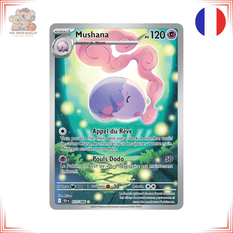 Pokémon - Mushana 117/086 - Foudre Noire