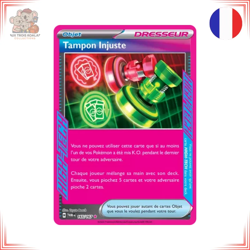 [TWM 165] Pokémon - Tampon Injuste 165/167 - Mascarade Crépusculaire