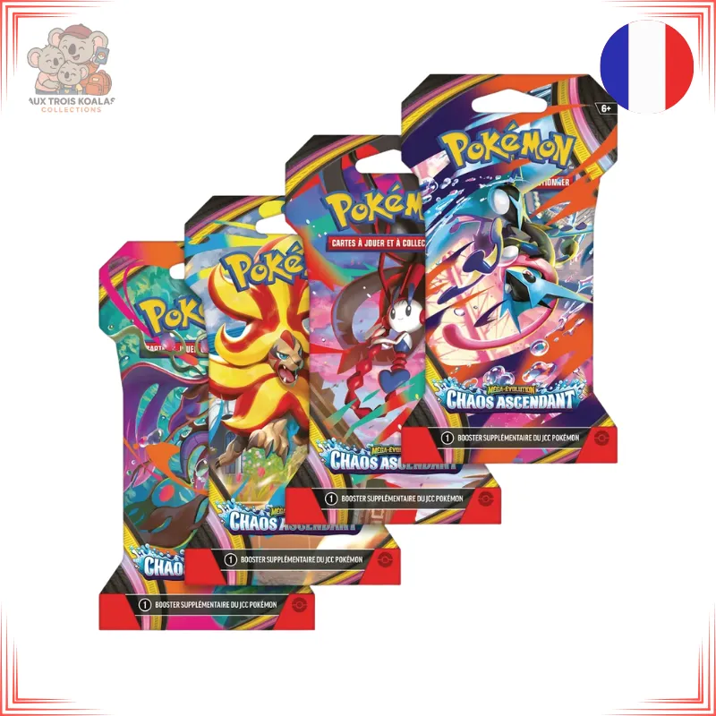 Pokémon - Blister 1 Booster (Aléatoire)- ME04 Chaos Ascendant