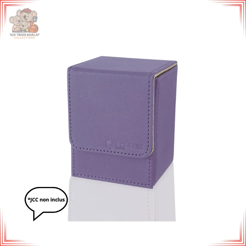 Phoenix Shield - Deck Box Magnétique Deluxe - Violet Clair
