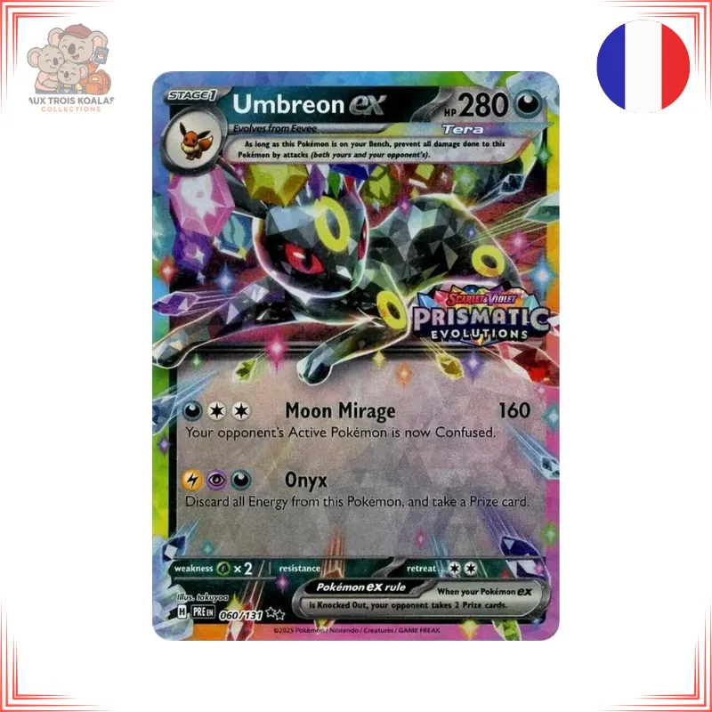[xPRE 060] Pokémon - Noctali ex 060/131 - Évolutions Prismatiques: Suppléments