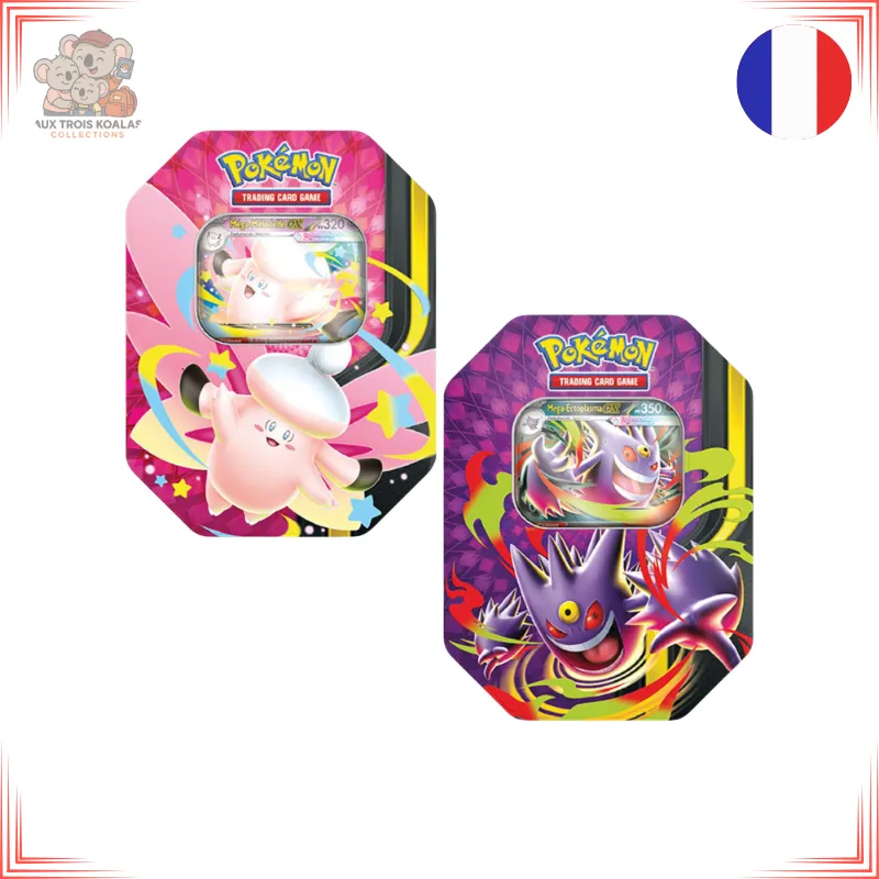 Pokémon - Pokébox Méga-Ectoplasma ex ou Méga-Mélodelfe ex (Aléatoire)