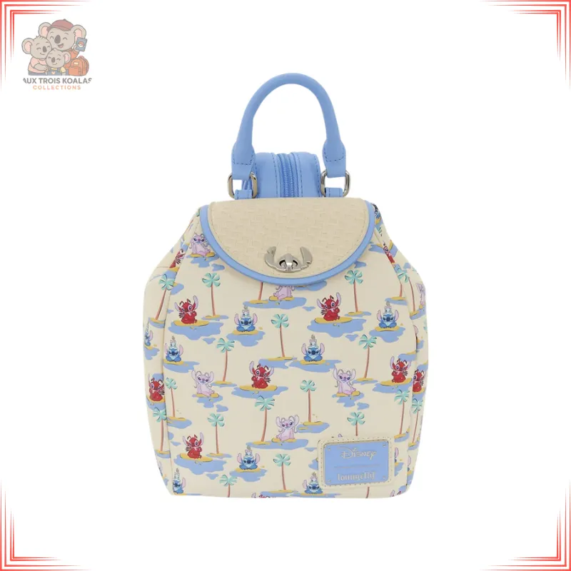 Lilo et Stich - Stitch, Angel & Leroy - Mini Sac à dos Loungefly