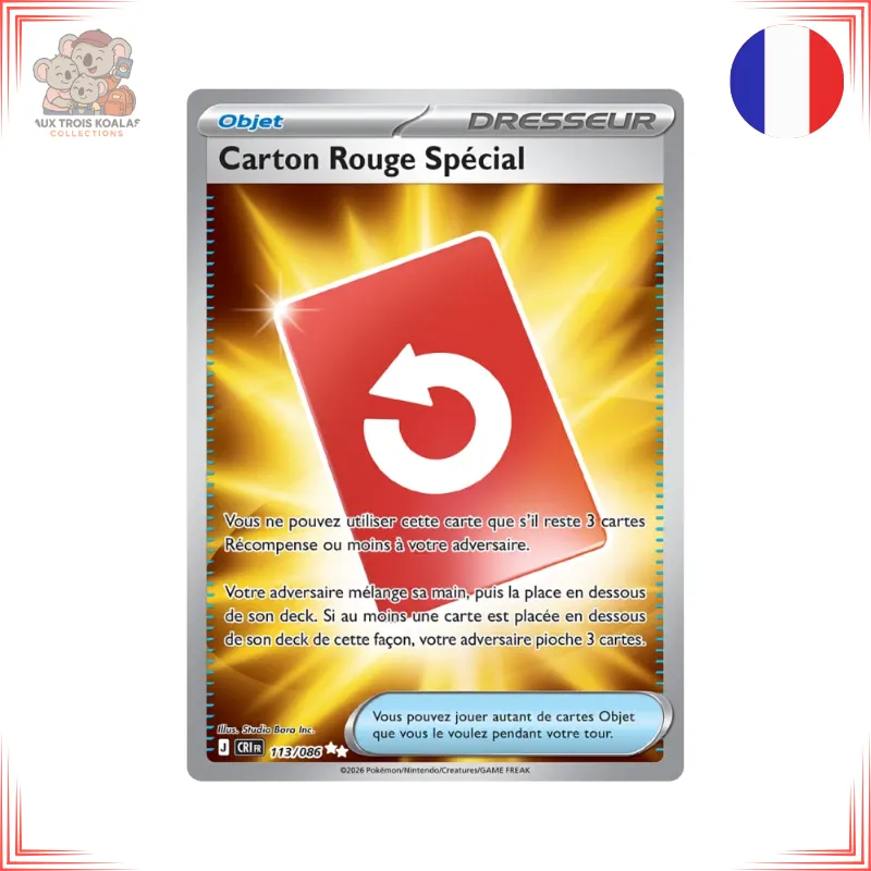 [CRI 113] Pokémon - Carton Rouge Spécial 113/086 - Chaos Ascendant