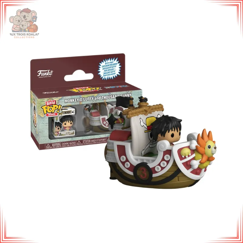 One Piece - Bitty Pop Ride - Thousand Sunny avec Luffy