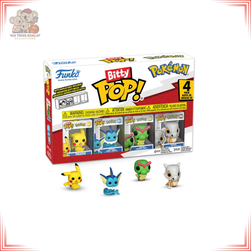 [POP237938] Pokémon - Bitty Pop 4 Pack 2.5cm - Pikachu