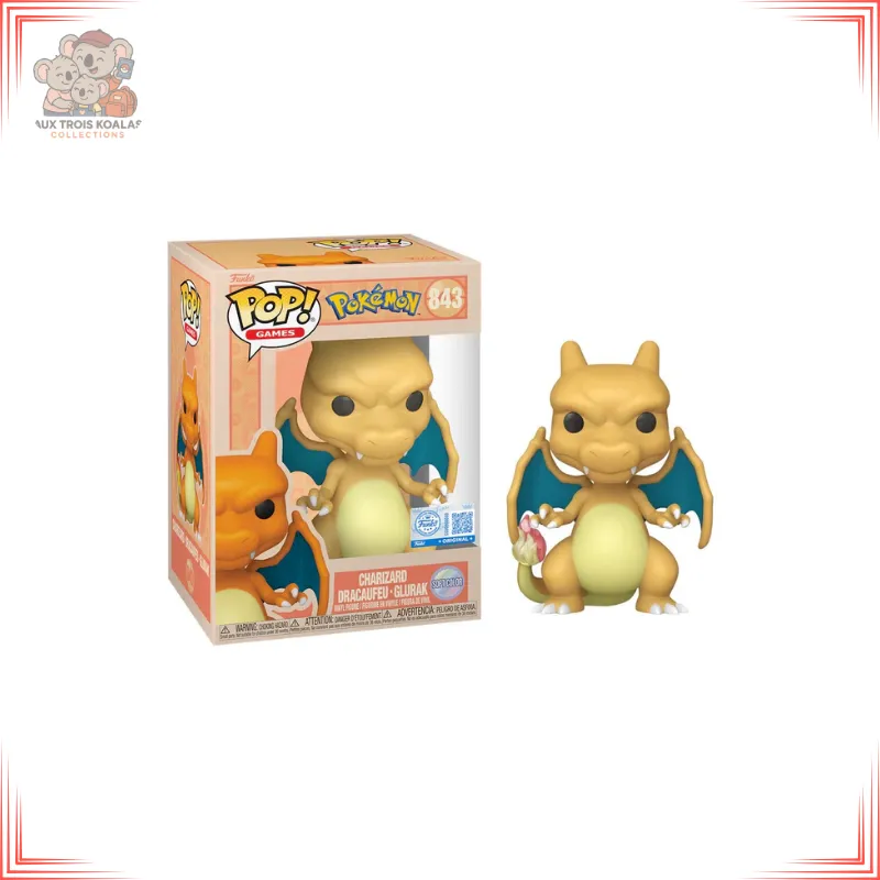 [POP251405] Pokémon - POP Games N° 843 - Dracaufeu (Soft Color)