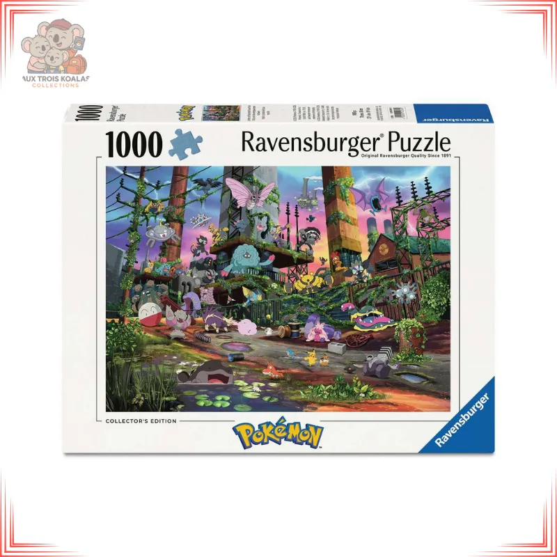 Pokémon - Voltali & Centrale Electrique Récupérée - Puzzle 1000 PCS