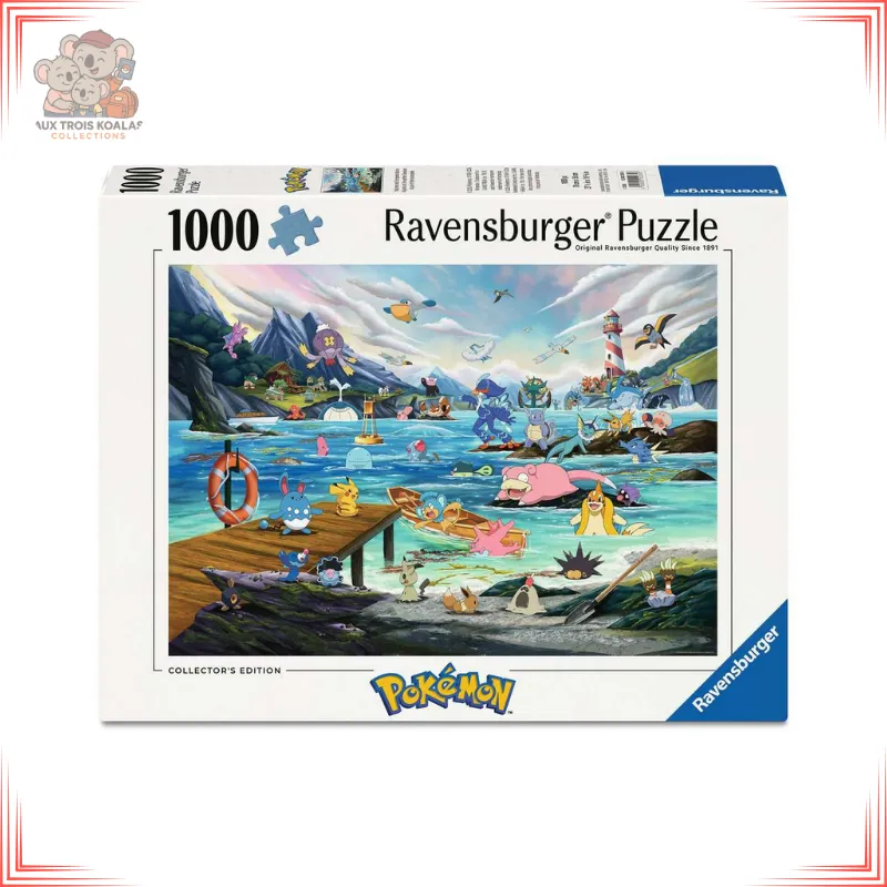 Pokémon - Aquali & Marine tempérée - Puzzle 1000 PCS