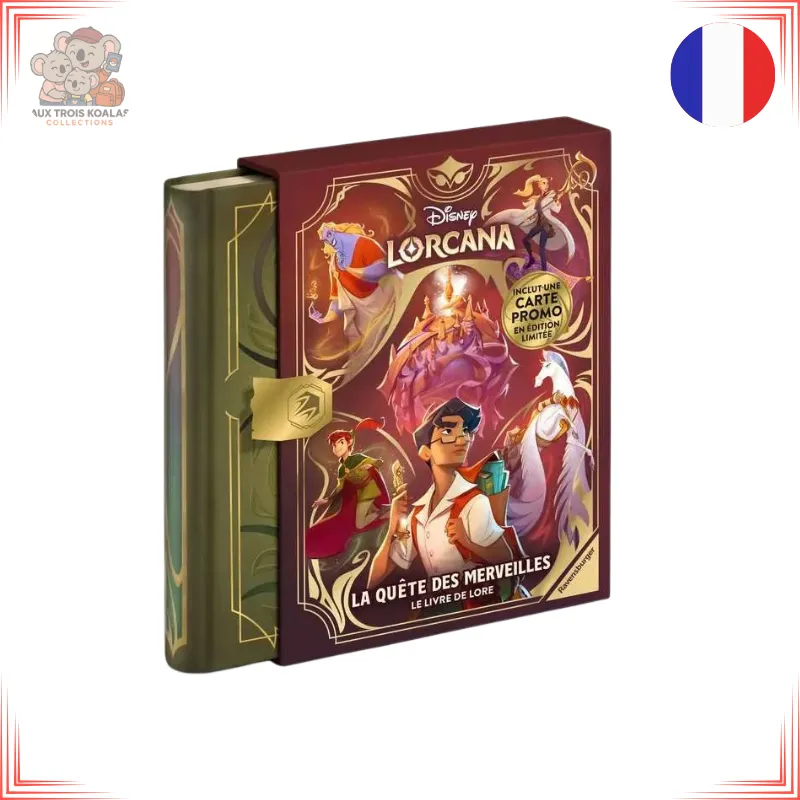 Lorcana - La Quête des Merveilles - Le Livre de Lore (Avec Carte Promo)